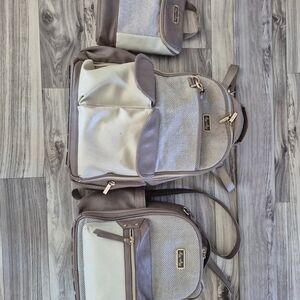 Stylish Backpack and Pouch Set
